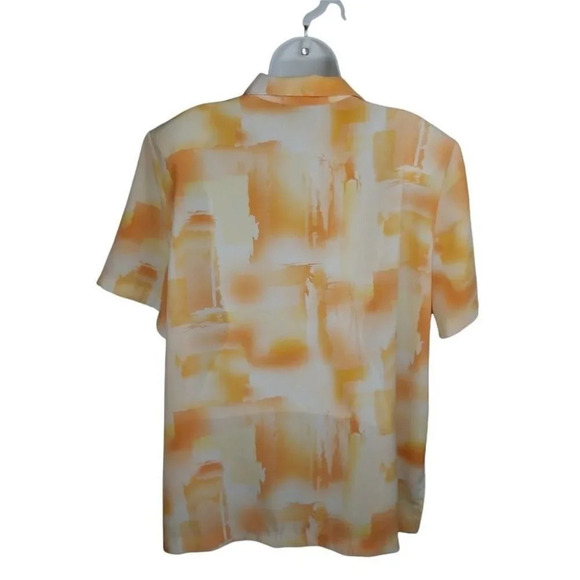 Vintage  Jahhan Button Down Blouse, Peach, XXXL - Picture 6 of 7